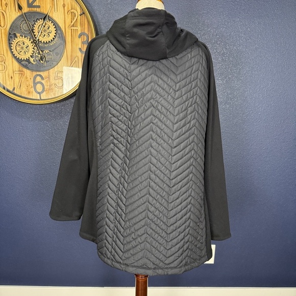 Lane Bryant Active Black Quilted Puffer Jacket Plus Size 22/24 - Picture 3 of 6